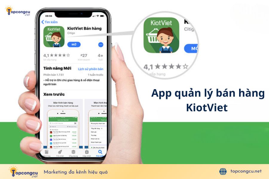 App quản lý bán hàng KiotViet