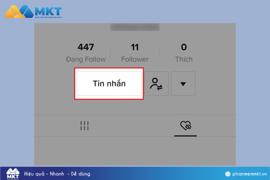 Nhấn chọn người mà bạn muốn nhắn tin. Tại đầu trang cá nhân của người dùng, chọn Tin nhắn. Chi tiết từng bước: Cách nhắn tin trên TikTok Shop hiệu quả nhất