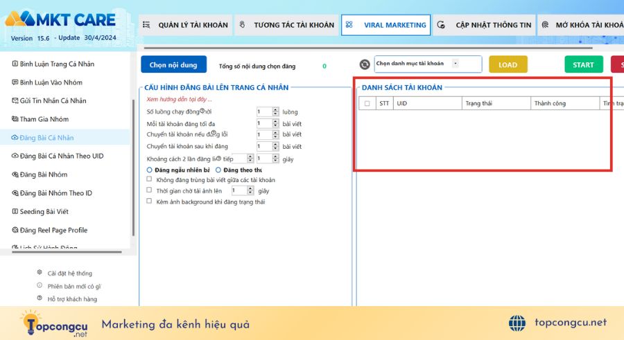 Phần mềm auto đăng bài Facebook