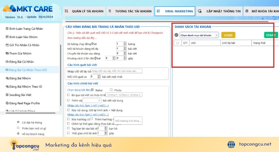 Phần mềm auto đăng bài Facebook