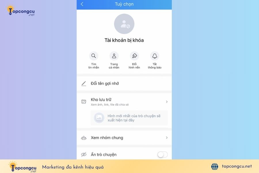 Bị hack tài khoản