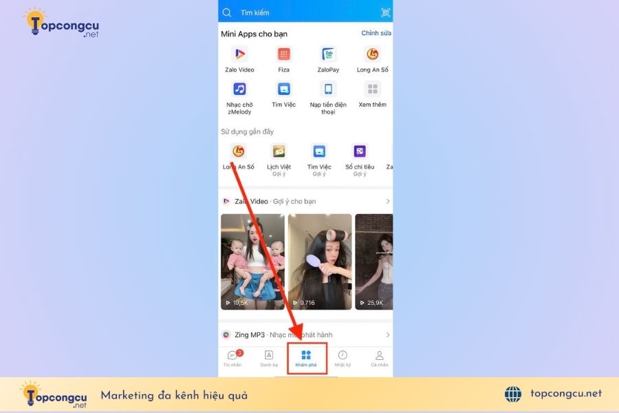Cách tạo kênh Zalo Video