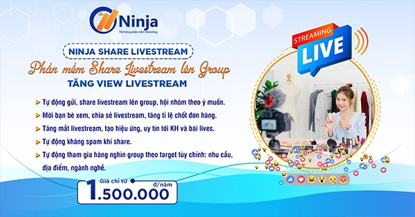 Công cụ Share Livestream tự động