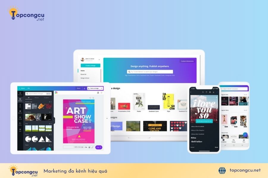 Phần mềm thiết kế Canva