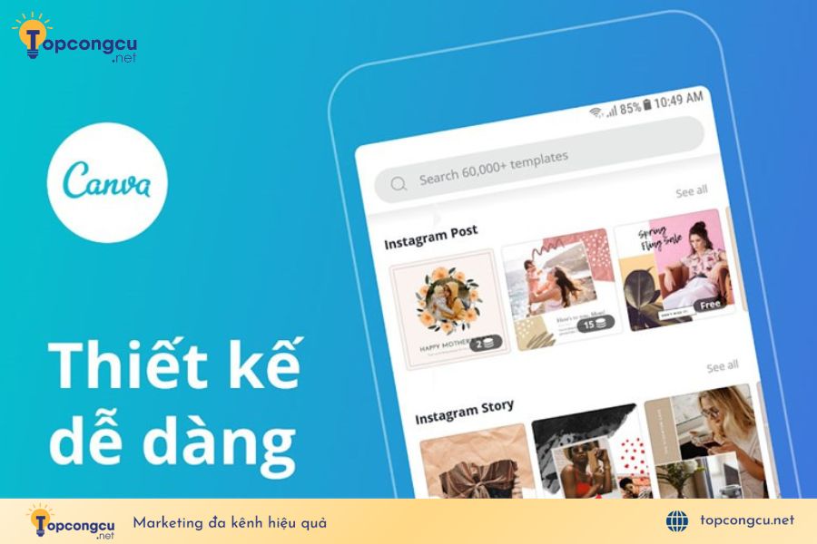 Phần mềm thiết kế Canva