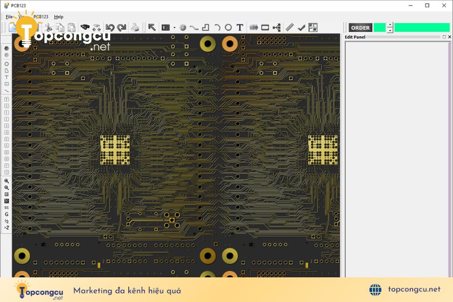 Phần mềm thiết kế mạch điện tử miễn phí - PCB123