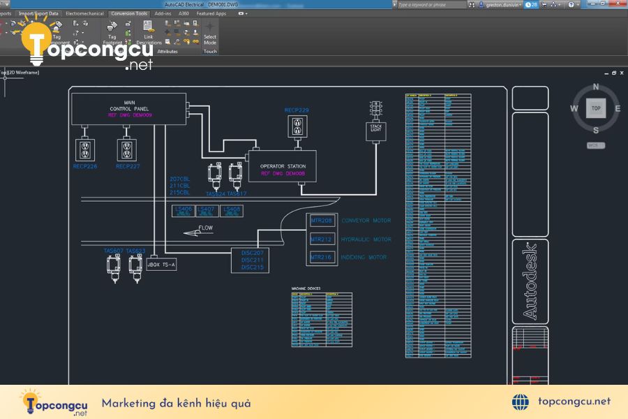 Phần mềm Autocad Electrical