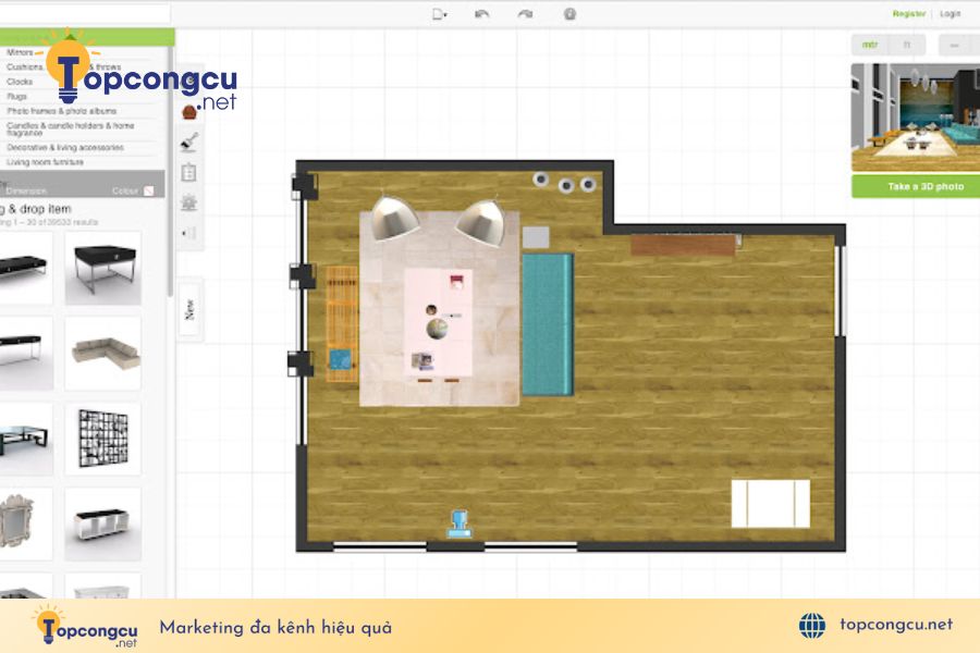 Phần mềm Roomstyler 3D Home Planner