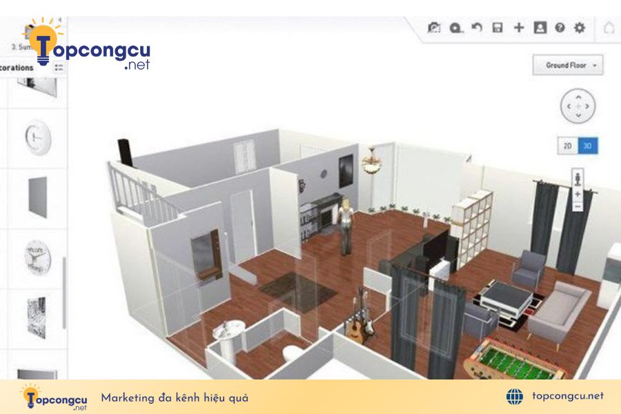 Phần mềm thiết kế nhà HomeByMe