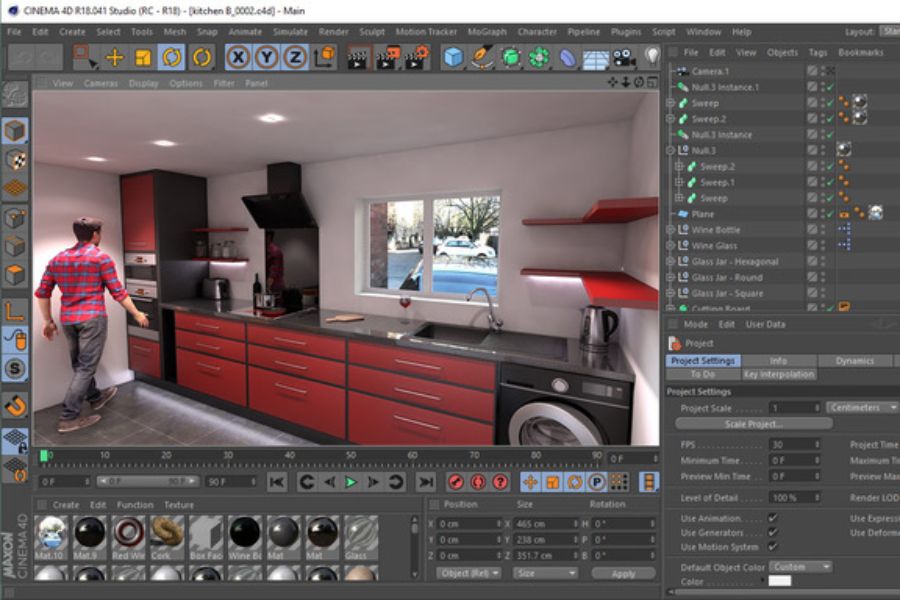 Thiết kế nội thất bằng Cinema 4D Thiết kế nội thất bằng Cinema 4D