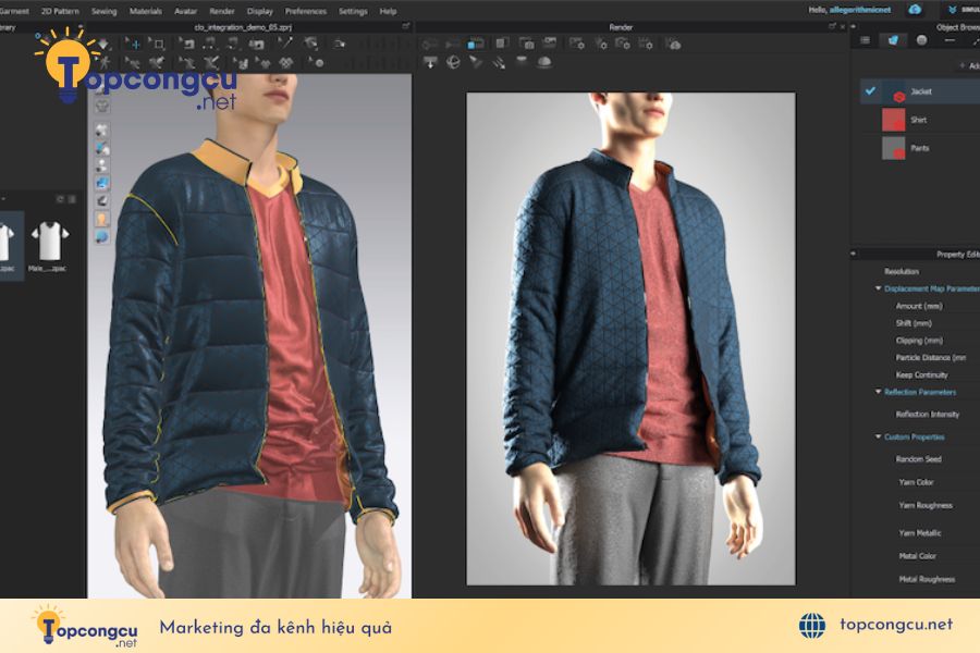 Phần mềm thiết kế thời trang Clo 3D