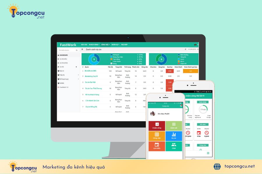 Phần mềm tính lương tự động FastWork Payroll