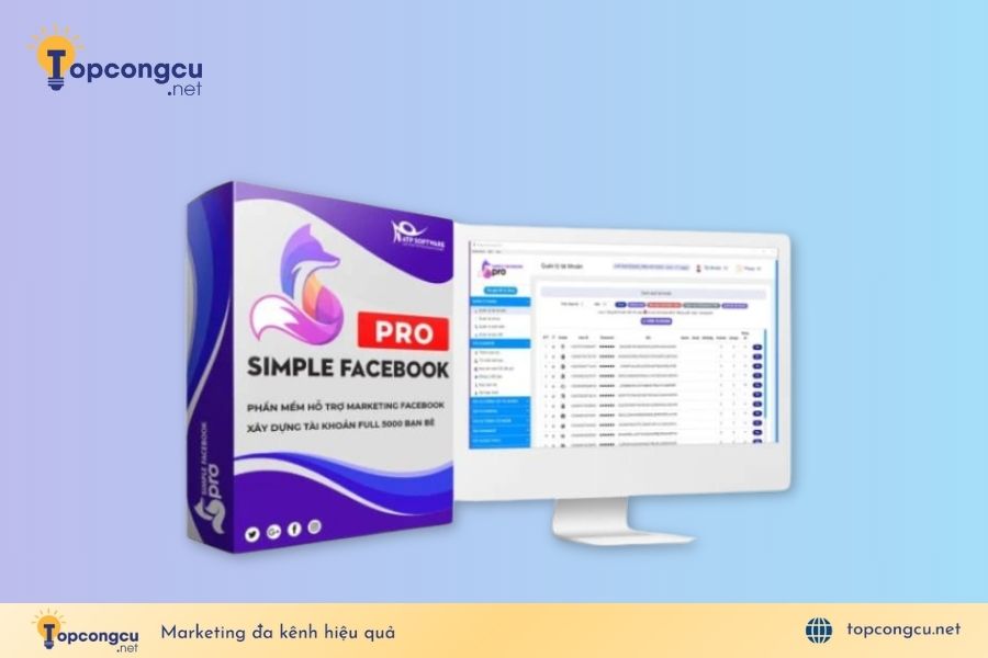 Phần mềm Simple Facebook Pro