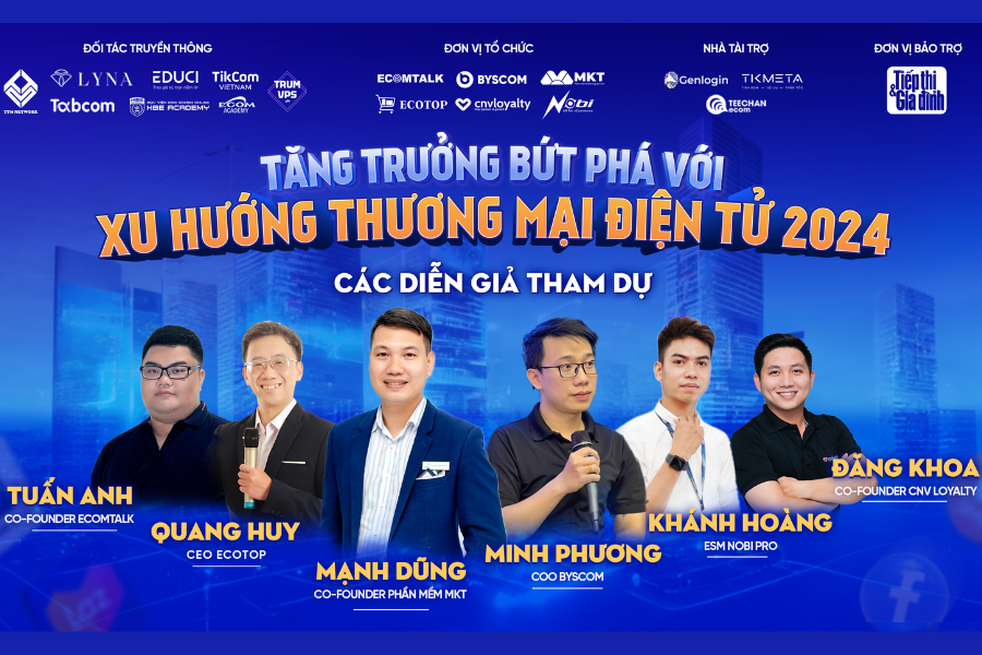 Workshop “Tăng trưởng bứt phá với xu hướng thương mại điện tử 2024” Workshop “Tăng trưởng bứt phá với xu hướng thương mại điện tử 2024”
