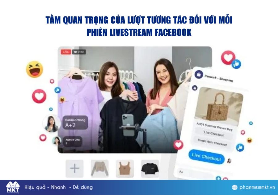 Tầm quan trọng của lượt tương tác đối với mỗi phiên livestream Facebook Tầm quan trọng của lượt tương tác đối với mỗi phiên livestream Facebook