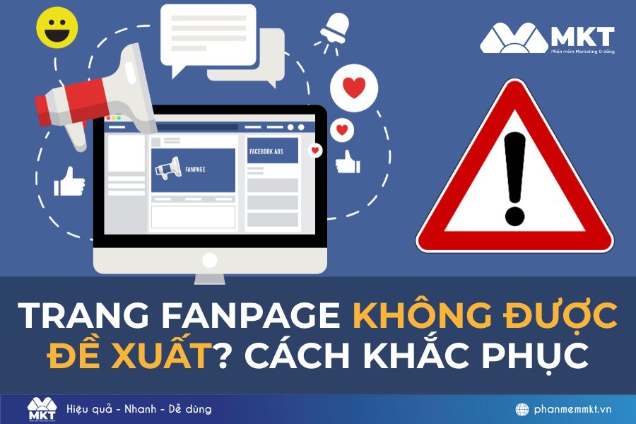 trang fanpage không được đề xuất trang fanpage không được đề xuất