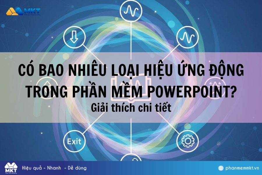 có bao nhiêu loại hiệu ứng động trong phần mềm PowerPoint