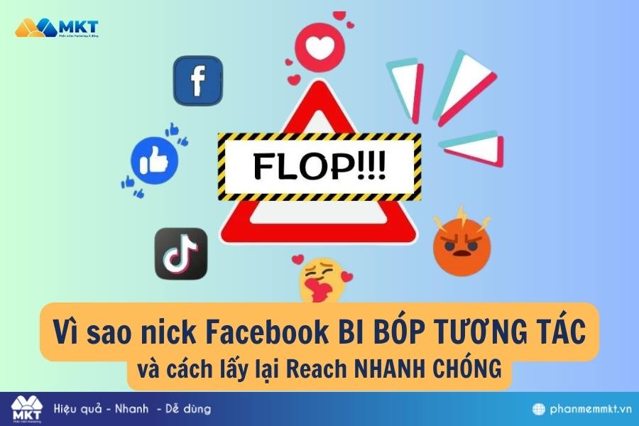 nick Facebook bị bóp tương tác