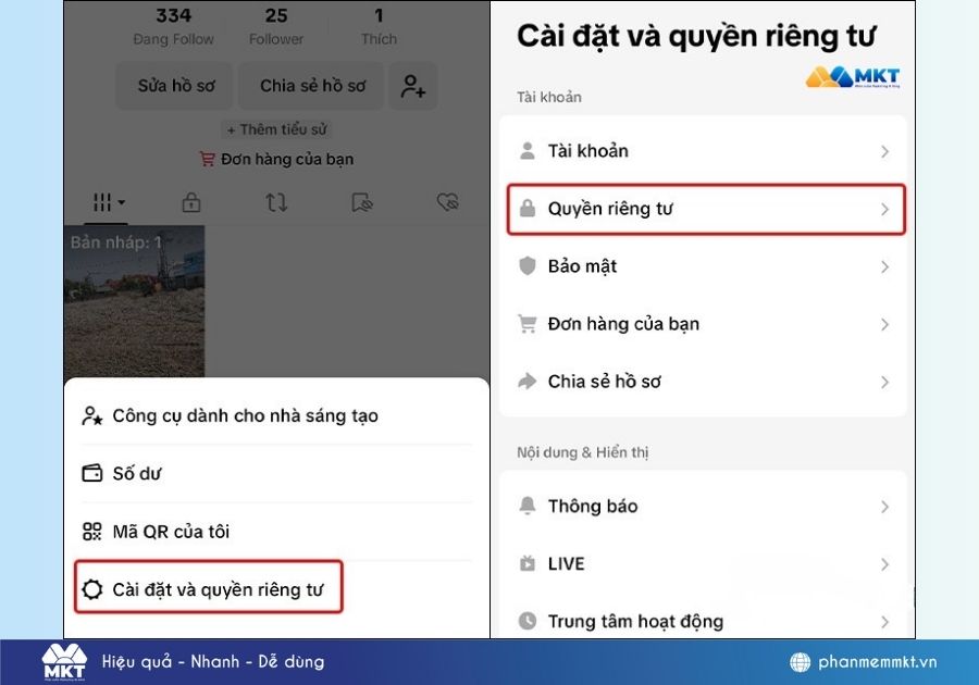 cách xem hồ sơ TikTok không bị phát hiện