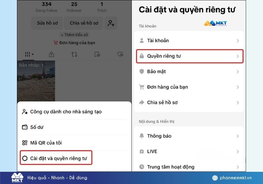 cách xem hồ sơ TikTok không bị phát hiện