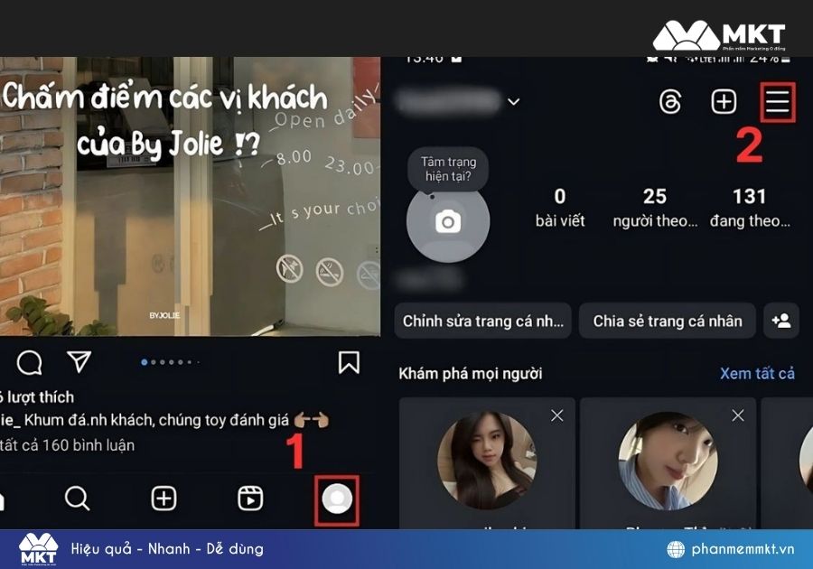 cách tìm bạn bè trên Instagram qua Facebook