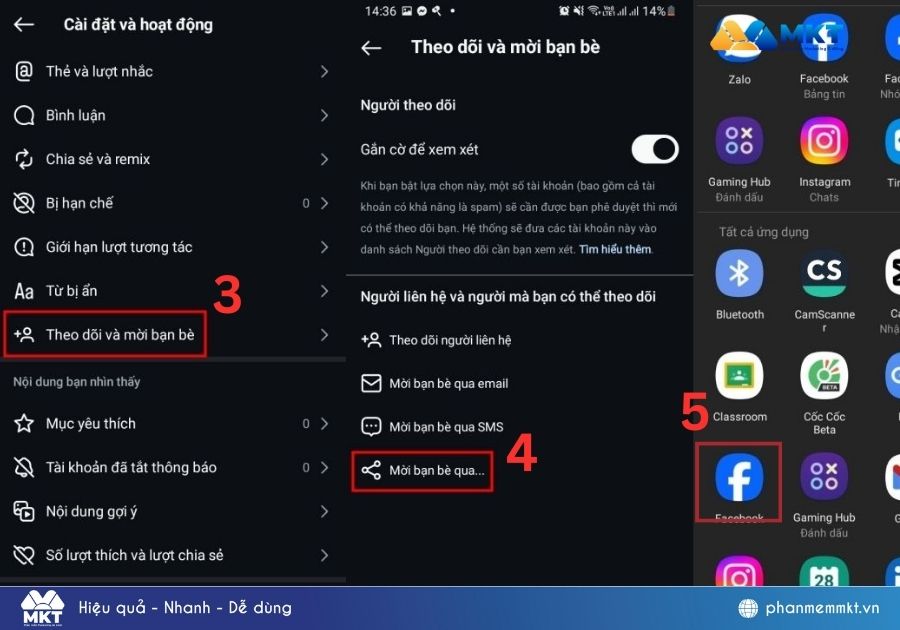 cách tìm bạn bè trên Instagram qua Facebook