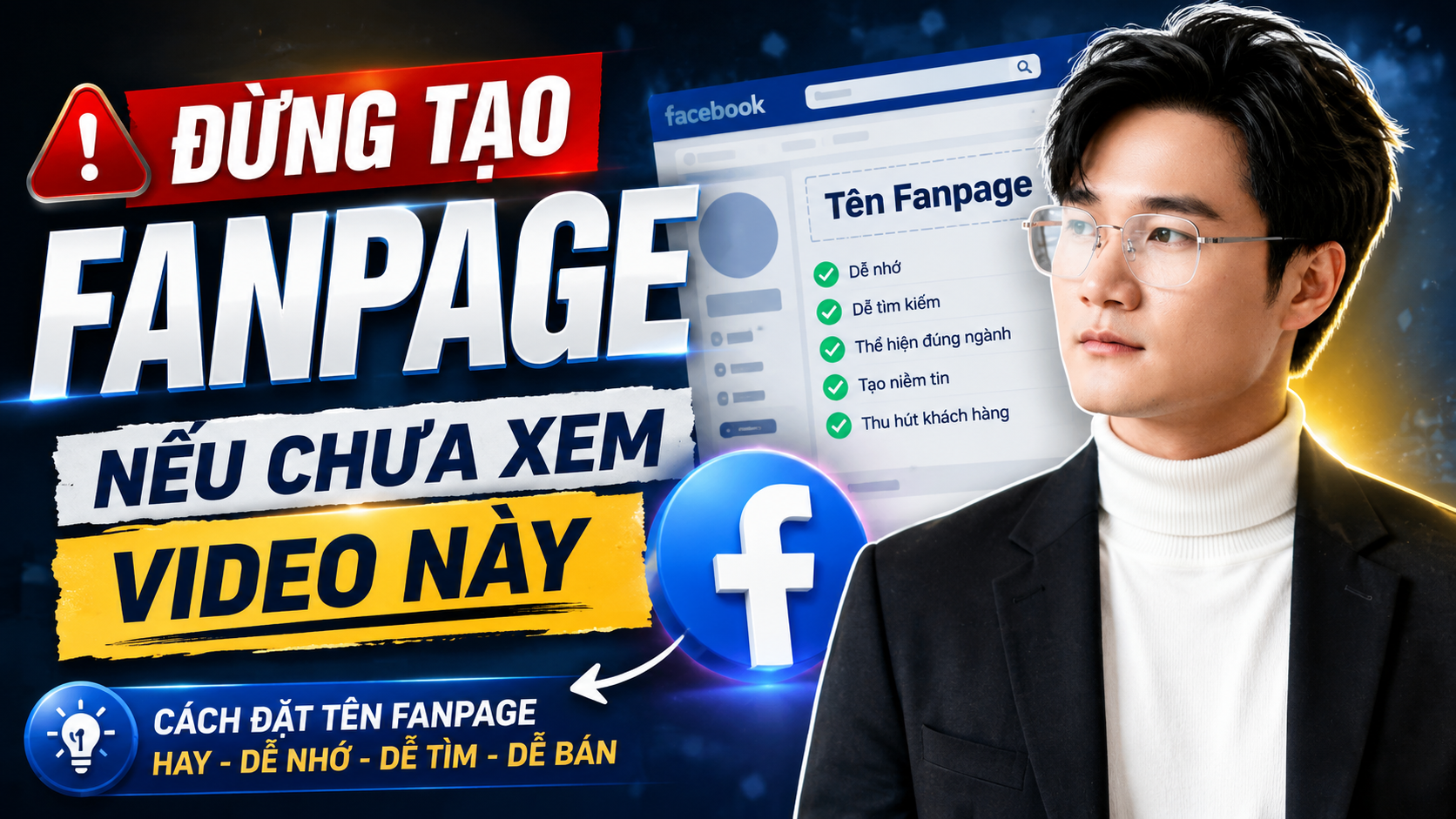 cách đặt tên fanpage